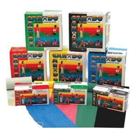 Cando International No Latex Exercise Band - 4ft Ready to Use - Gold - XXX-Heavy 1354229